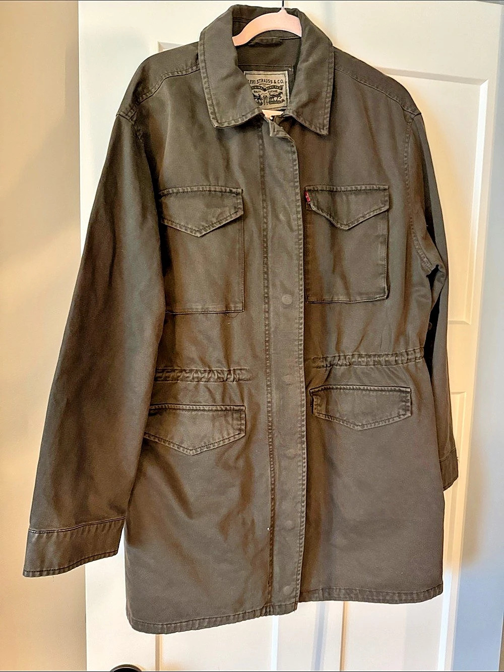 Levi Strauss & Co. Utility Jacket Cotton Green XL Like New